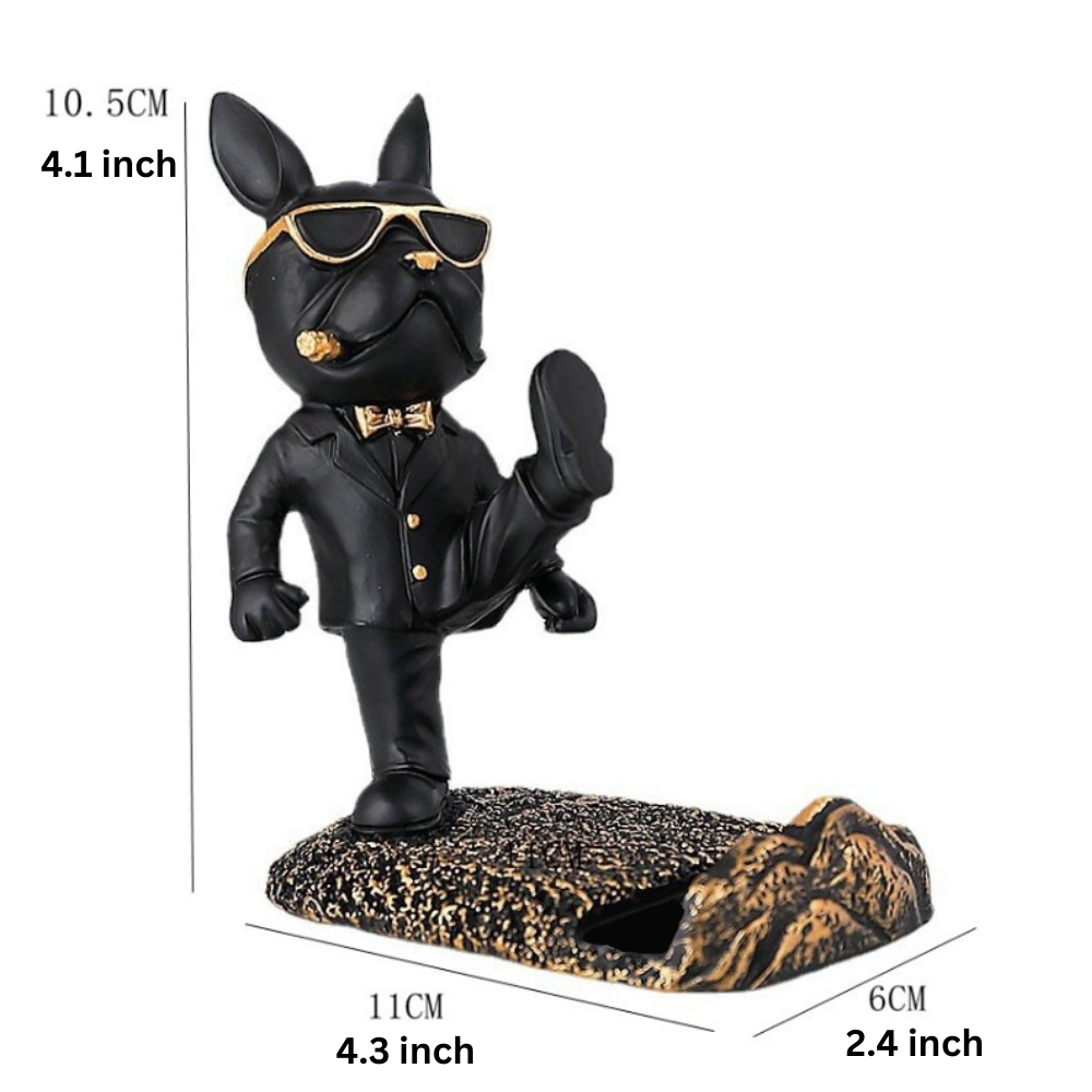 ArtZ® Kung Fu Bulldog Mobile Phone Stand