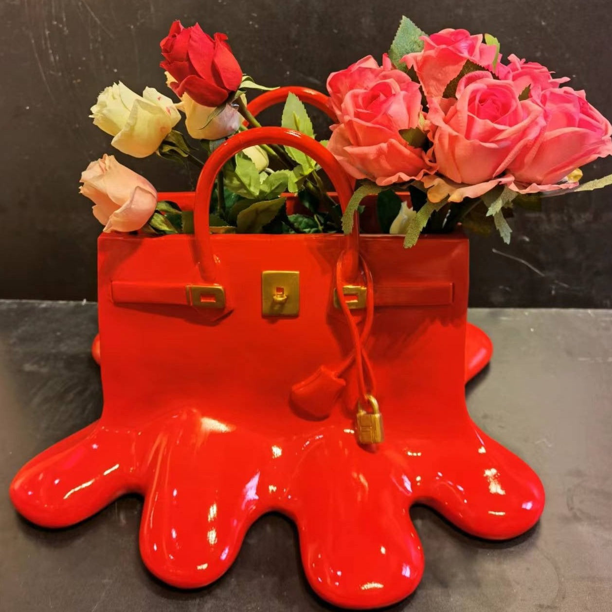 ArtZ® So Fancy Bag Vase Sculpture