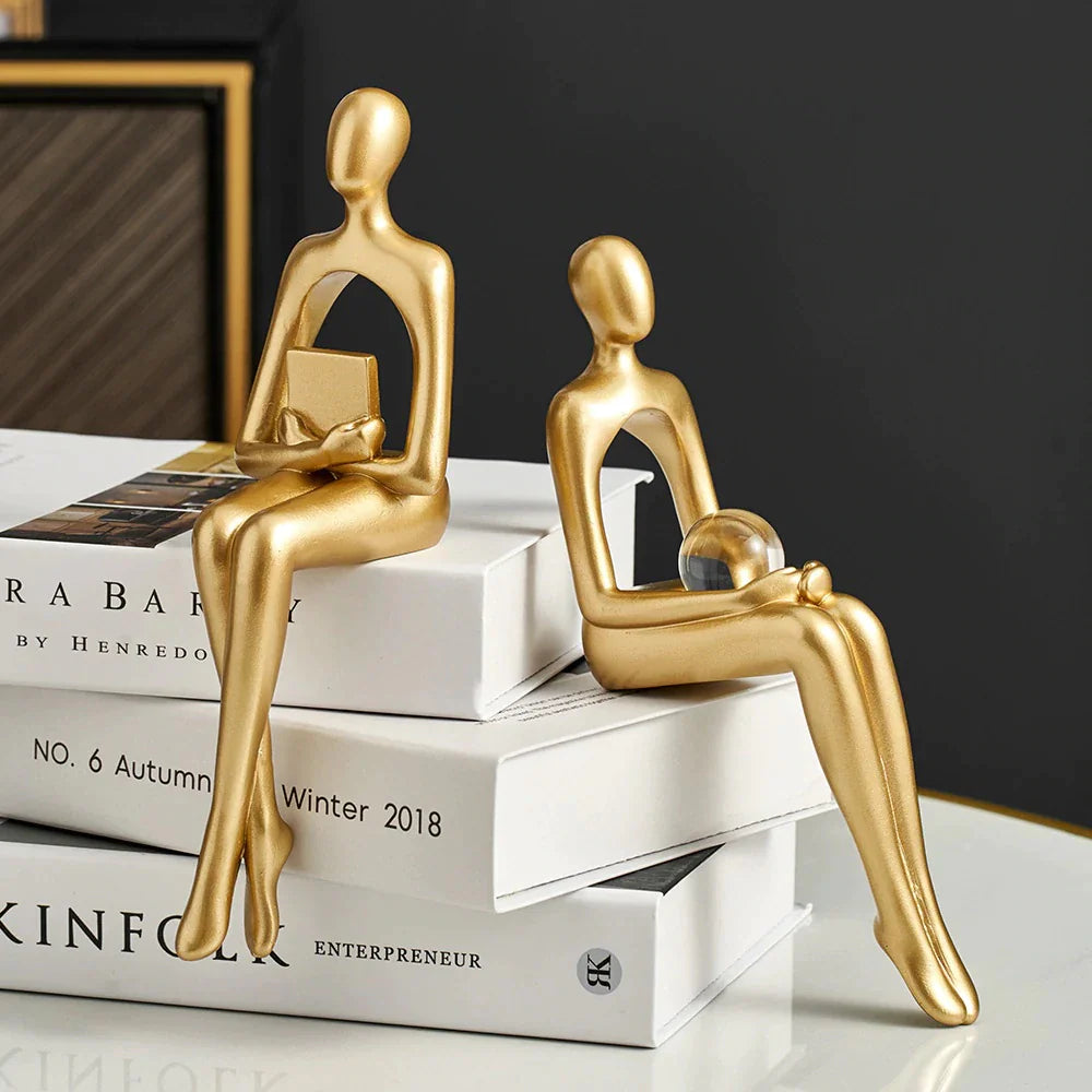 ArtZ® Abstract Bookshelf Decor Figurines