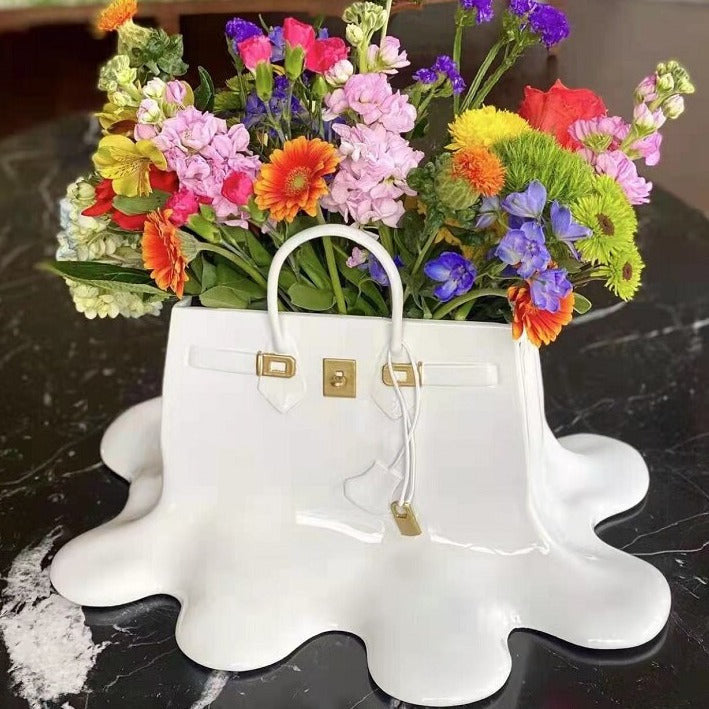 ArtZ® So Fancy Bag Vase Sculpture