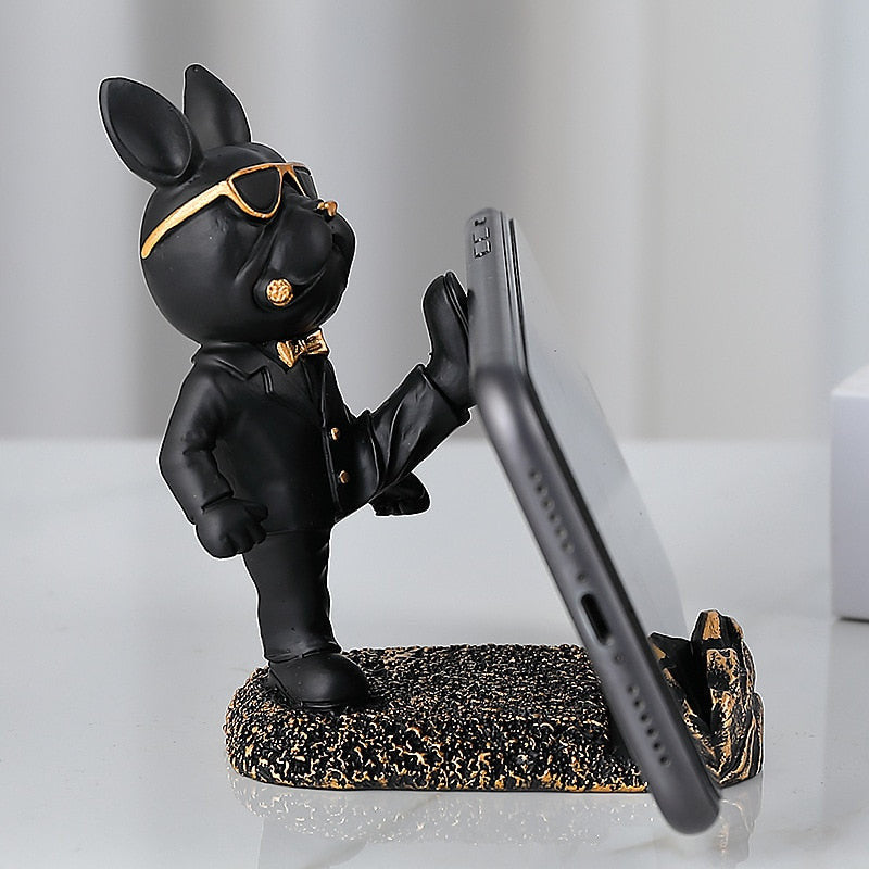 ArtZ® Kung Fu Bulldog Mobile Phone Stand