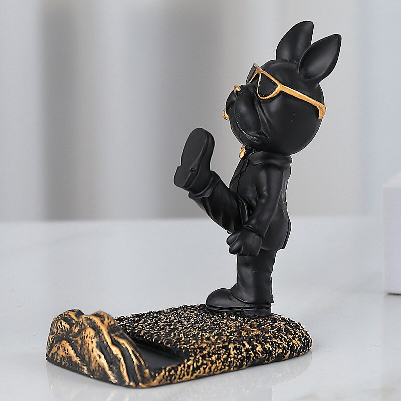 ArtZ® Kung Fu Bulldog Mobile Phone Stand