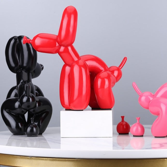 ArtZ® Balloon Dog Doing Business Sculpture